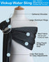 Baby Water Ring Sling Carrier, Lightweight Breathable Mesh Wrap for Infant, Newborn, Kids, Grey