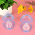 Accmor 2 Pack Pacifier Case, Pacifier Holder Case, Pacifier Container for Travel, BPA Free,Transparent Blue