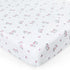 2-Pack, 52'' 28'' Girl Crib Sheets Fitted x for Standard Crib & Toddler Mattress, Soft and Breathable Material, Neutral