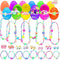 LUKBERA 24Pcs Easter Eggs with Jewelry Toys, Different Designs of Bracelets Necklaces Earrings,Suprise