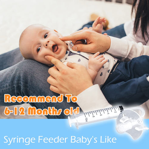 Baby Medicine Dispenser Kit, 3PCS Silicone Infant Syringe Pacifier Dropper, Toddler Feeding Pacifiers for Newborns