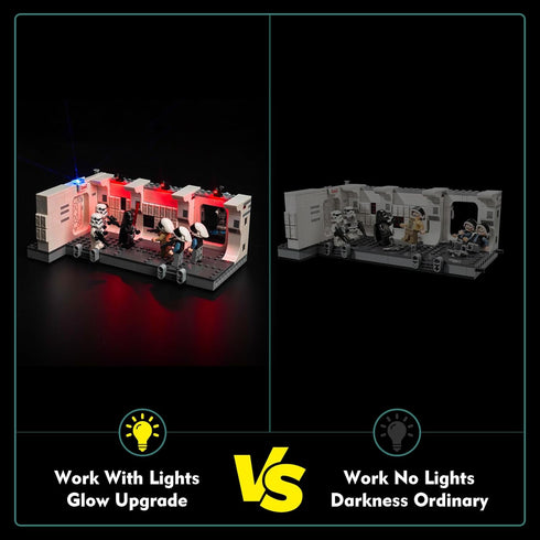 VONADO LED Light Kit for LEGO Boarding The Tantive IV 75387 (No Models Only Light) Creative Lighting Set Accessories