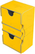 Gamegenic Galápagos Jogos Stronghold 200+ Convertible Deck Box - Double-Sleeved Card Storage, Yellow Color, Holds 200
