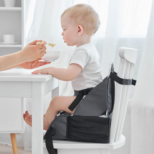 PandaEar Travel Booster Seat| Portable High Chair for Dining Table| Compact Lightweight Travel Seat with Adjustable