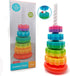 1-3 LUCKFUTURE Spinning Stacking Toys, Educational Toddler Toy Stacking Rings Baby Toys, Montessori Toy for Girls