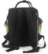 QSMJKLD Backpack Mommy Daypack Classic Green Striped Diaper Bag with Changing Pad, Pacifier Holder - Multifunction