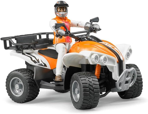 Bruder Quad with Driver - Realistic Toy Vehicle (Colors Vary)