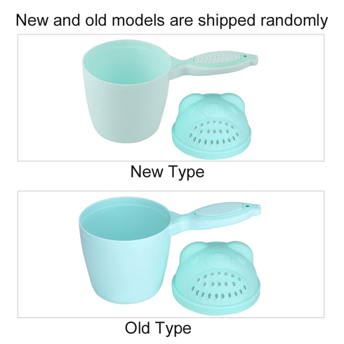 Green Baby Shampoo Rinse Cup - Waterfall Rinser for Kids