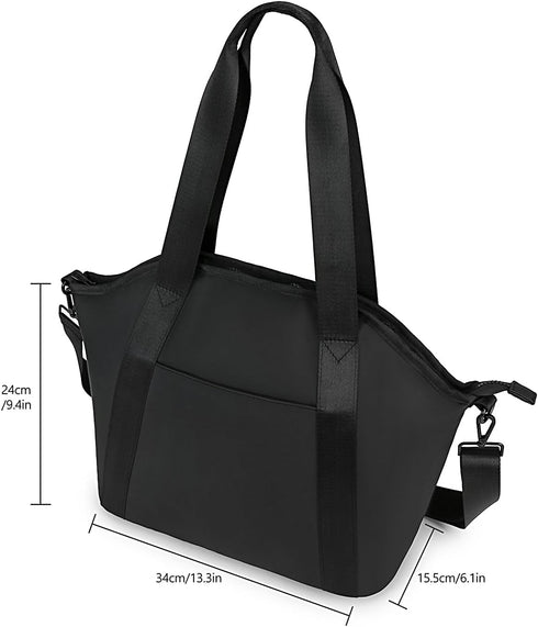 Generic Stroller Diaper Bag - Waterproof Supplies Storage, Mom Bag Milk Bottle Holder, Large Capacity Tote | Wet Wipes