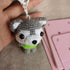 ANLicome Bag/Backpack Handmade Cute Keychains for Women,Girls Key Chain Accessories Wristlet Crochet Cute Puppy Husky