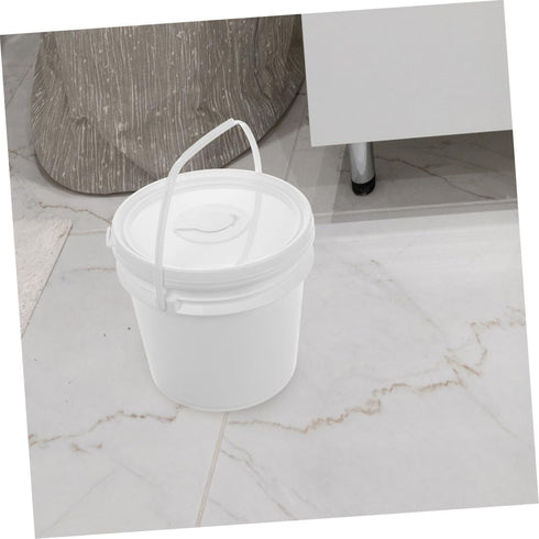 BESTYASH Portable Wipe Dispenser Bucket with Lid Refillable Wet Wipes Holder for Baby and Travel Compact Plastic Wet