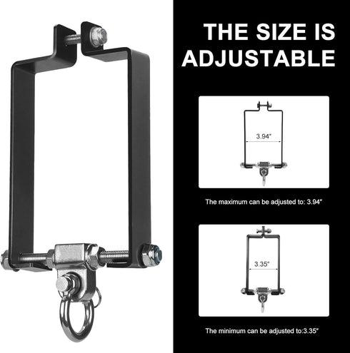 Heavy Duty Swing Hanger Accessories for Wooden Swing Sets, 2 Pcs Snap Hooks for Indoor/Outdoor Playground