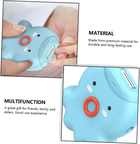 Trimmer Abaodam Electric Nail Clipper for Newborns and Boys and Girls Rechargeable Automatic Nail LED and Portable