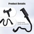 Eiodoni Stroller Phone Holder, Adjustable Flexible Cell Phone Holder, Portable for Stroller with Non-skidding Arm Grip