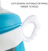 JXMYJR 4Pack Bottle Handles Compatible with Boon Nursh Reusable Silicone Pouch Bottles, Cute Wing Design, Silicone