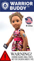 Warrior Buddy Diabetes Accessories for 18" Dolls or Plush Toys (Dexcom G6, Plastic)