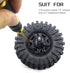 RC Car Tires Tool 1.9 2.2 inch Beadlock Hub Tire Assemble/Removal Tool Fits for for Traxxas TRX4 TRX6 Axial SCX10 II III Redcat 1/10 RC Crawler (Black)