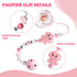 Set 3 SCOM Reborn Baby Dolls Accessories - Rainbow Transparent Magnetic Pacifiers & Removable Reusable Baby Doll