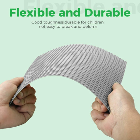 Plates-10" 10" Boards,100% 8 Pack) Classic Baseplates Building x Building Compatible with All Major Brands and Activity
