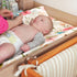 FIGEPO 4 Pack Set Baby Girl Changing Pad Covers Sheets Soft Fitted Floral or Elephant Theme Baby Girl Mattress Covers
