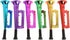 6Pcs Metallic Trumpet Toys - Kid Trumpet Instrument Plastic Blow Horn for Parties and Events - Random Color