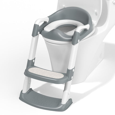 COOSEYA Potty Training Toilet with Step Stool Ladder, Toddler Kids Potty Training