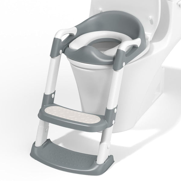 COOSEYA Potty Training Toilet with Step Stool Ladder, Toddler Kids Potty Training