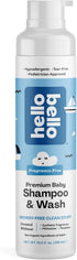 Hello Bello Shampoo & Body Wash, Gentle Hypoallergenic Tear-Free Formula for Babies and Kids, 10 fl oz