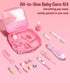 Trimmer Baby Healthcare and Grooming Kit, Electric Safety Nail Baby Nursery Kit, Newborn Care Kits with Hair Brush Comb