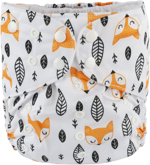 Sigzagor 2 to 7 Years Old Cloth Diaper Nappy Pocket Reusable Washable Junior