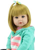 18 inch 45 cm 3+ iCradle Lovely Reborn Baby Doll Girl Soft Body Vinyl Lifelike Baby Doll Realistic Newborn Dolls