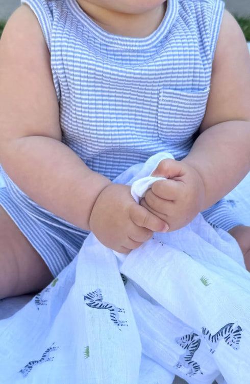 LMED Babyland 100% Pack 4, 47 47 inches (120 cm 120 cm), Muslin Cotton Swaddle Blankets, of x x Ultra-Soft, Breathable
