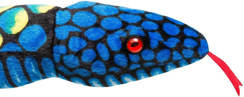 Plush Giant Snake, 110 Inch Realistic Stuffed Animal Toy, Gifts for Boys and Girls