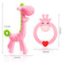3 SHARE&CARE BPA Free Silicone Giraffe Baby Teether Toy with Storage Case, for Months Above Infant Sore Gums Pain