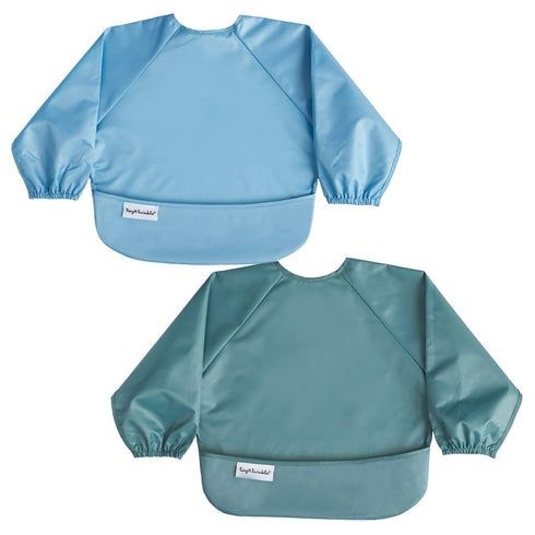 Tiny Twinkle Long Sleeve Bib for Babies & Toddlers | 2-Pack Waterproof