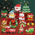 NDZUI 2025 Set, Set 1 Set) Christmas Building Blocks Stacking Bricks Christmas Decorations and Gifts Building Toys Xmas