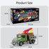 15" 6 3 4 5 6 Wenbeier Farm Truck Toy for Kids Large Timber Truck with Loading Crane and Woods - Log Truck with Sound