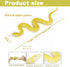 15-Inch Coiled/26-Inch Ultra-Realistic Snake Toy - Scare Birds & Squirrels - Stretchy Garden Decor, Halloween Prank