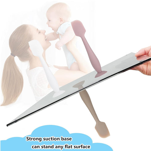 JIQIHEYI 3-Pack Baby Diaper Cream Spatula - Baby Diaper Rash Cream Applicator for Butt Paste - Diaper Cream Brush