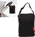 Portable Waterproof Baby Bottle Cooler Bag - Black Thermal Tote for Outdoor Use