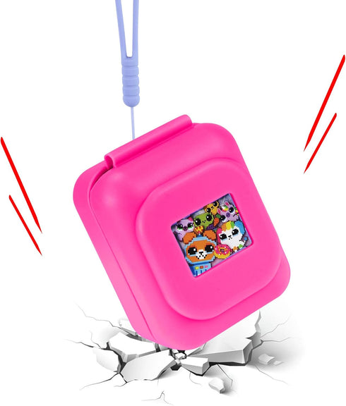 Silicone Case compatible with Bitzee Interactive Toy Digital Pet, Pink