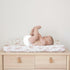 Boho Pink Floral Baby Changing Pad Cover, Soft Breathable Nursery Bedding Cradle & Bassinet Sheets 32''x16'' Vintage
