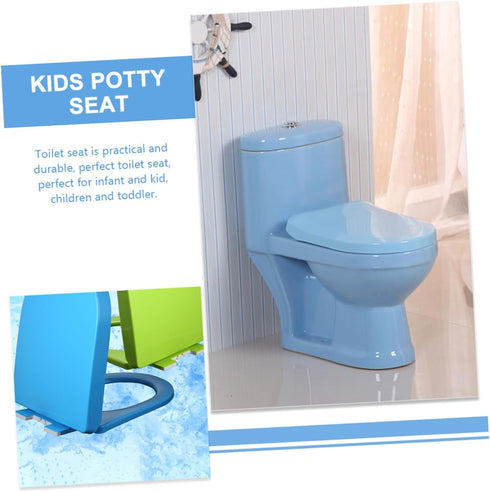 Holibanna Boy Girl Toilet Seat Cover for Travel Portable Potty Training Seat Recyclable Shaped Design Lightweight