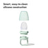 2 Pack OXO Tot Silicone Self-Feeder - Opal and Blossom