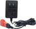 24 V Battery Charger and Battery Wire Harness for Ride on Toys Car, 24Volt (28.8V) Battery car for Kids,Charger and Charging Hole Adapter Red Square Two pin Jack Replacement Parts