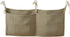 JUSTAUS Bedside hanging bag for storing baby milk bottles and blankets - Baby diaper folding bed organizer bag - White