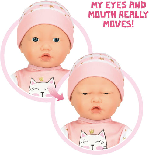 Dolls,16 Inches 3+ Mother Love Interactive Baby Dolls with Realistic Sounds and Movements,Talking and Crying Baby Doll