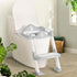 Potty Training Seat with Step Stool, Toddler Toilet Seat w/Ladder, Potty Training Chart, Splash Guard & Upgraded