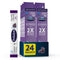 Pedialyte Fast Hydration Electrolyte Powder Packets, Grape, Hydration Drink, 24 Single-Serving Powder