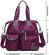 MINTEGRA Waterproof Multi Pocket Nylon Tote Bag for Women